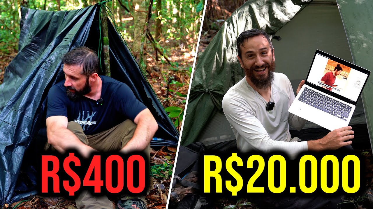 Rico X Pobre: Acampamento Selvagem!