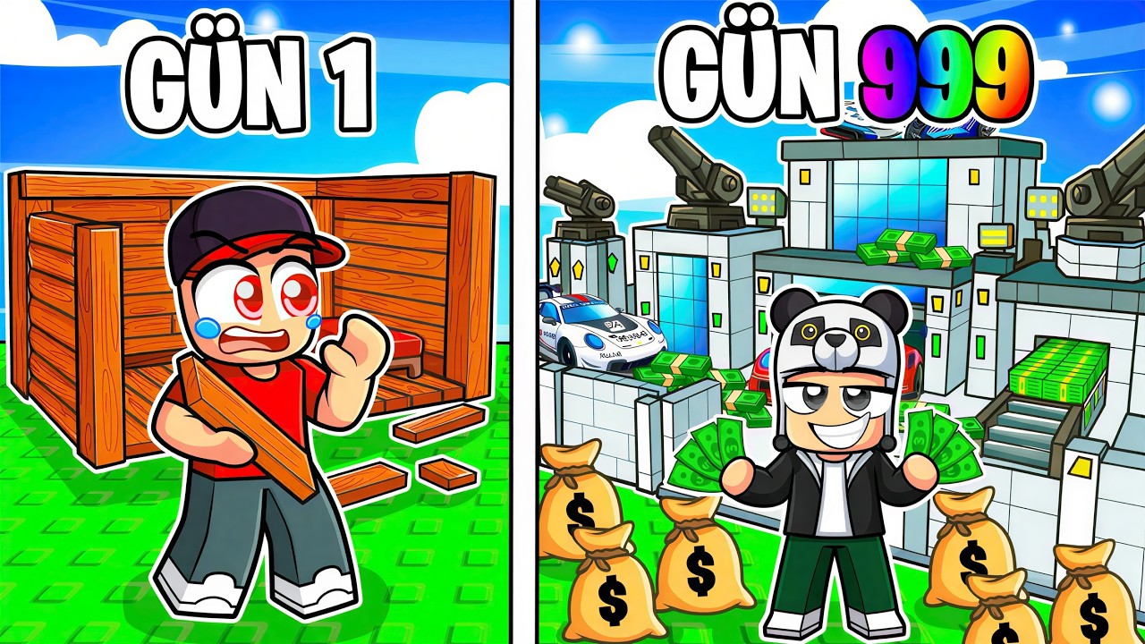 ROBLOX SOYGUN TYCOON'DA EN GÜVENLİ ÜSSE 965.765 TL BASTIM VE NOOBLARI EZDİM!