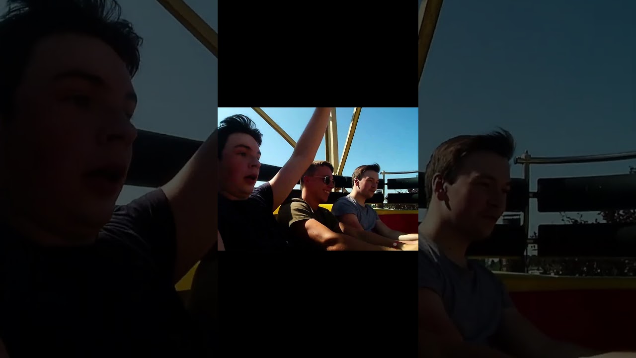 Premier tour du Jurassic Twister ! Vlog dispo sur la chaîne YouTube Saucissonauchevre ! 