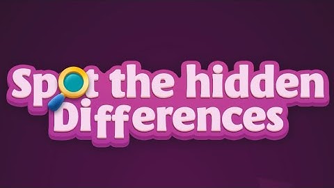 Spot The Hidden Differences (by Pingvi Games) IOS Gameplay Video (HD)