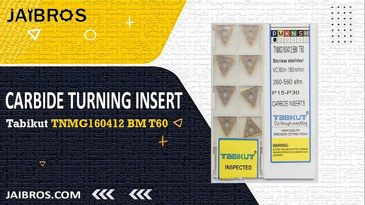 TNMG1604/04/08/12 BM T60 Tabikut Stainless Steel Grade Carbide Insert - Jaibros (CNC Machine Tools)