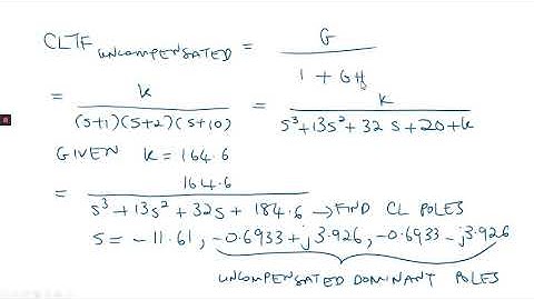ROOT LOCUS DESIGN PI COMPENSATOR PART 2