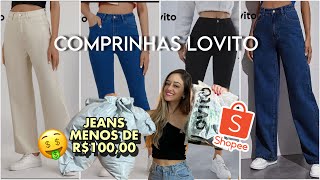 COMPRAS LOVITO - CALÇAS JEANS LINDAS E BARATAS - COMPRINHAS SHOPEE ROUPAS screenshot 2