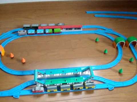 Capsule Plarail カプセルプラレール 複線レイアウト Youtube Capsule Plarail カプセルプラレール 複線レイアウト Youtube