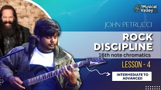 INTERMEDIATE TO ADVANCED GUITAR | 16th NOTE CHROMATICS | GETTING STARTED WITH ROCK DISCIPLINE