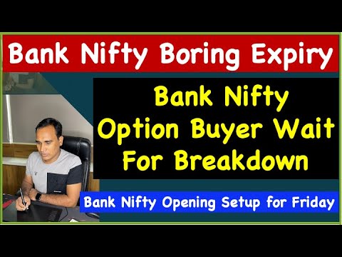 Bank Nifty Option Buyer Wait For Breakdown !! Bank Nifty Opening Setup for Friday