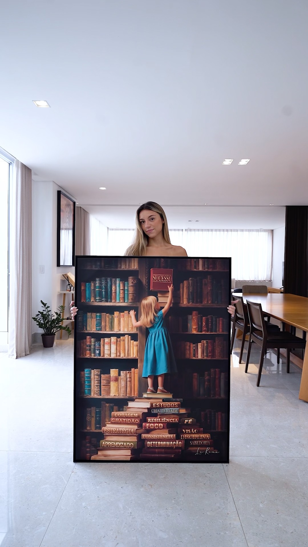 Vídeo de Quadro Sonhando com Sucesso