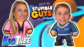 Leo Juega Stumble Guys con MamaTube