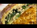 Вкусно! Улётный Пирог с рыбой и шпинатом из готового слоеного теста.