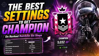 THE BEST SETTINGS TO GET CHAMPION On Ranked Rainbow Six Siege 🔥