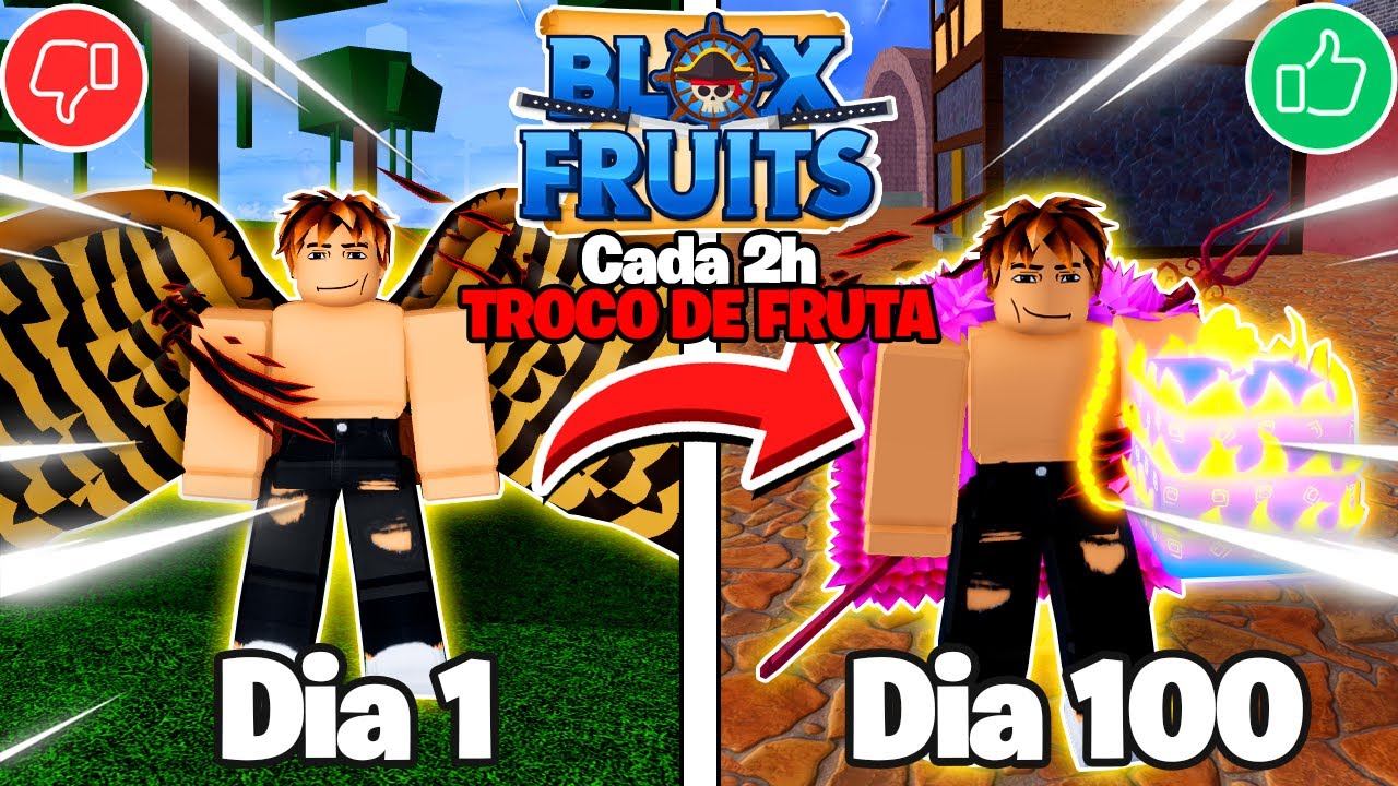 Todas as frutas do BLOX FRUITS em 2 minutos!!! Especial +100 subs