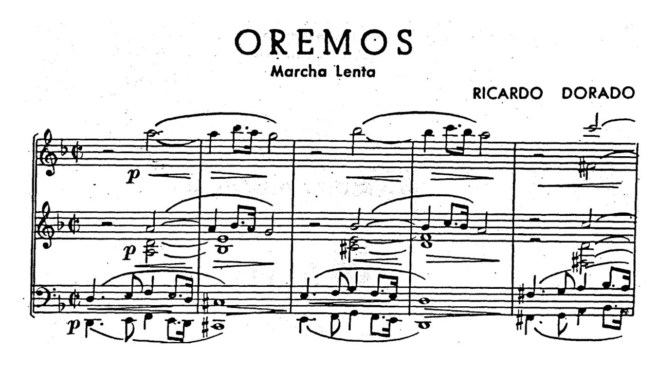 Oremos (Ricardo Dorado Janeiro) - Partitura