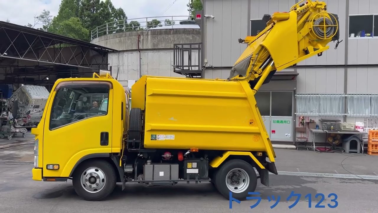 H23イスズエルフ 2t プレス式 パッカー車 塵芥車 ごみ収集車 清掃車