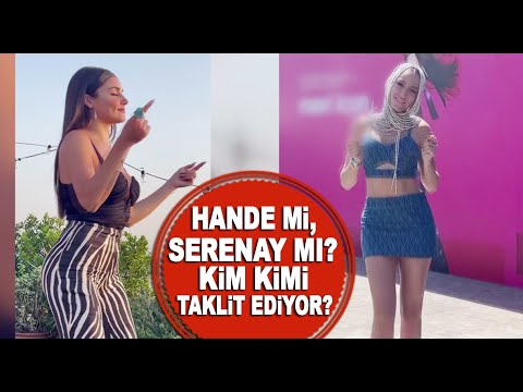 Hande Erçel ve Serenay Sarıkaya'nın sosyal medyanın diline düştü!