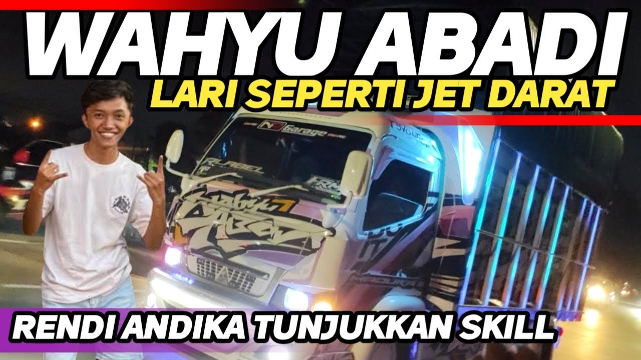 Detik detik Wahyu Abadi Rendi Andika Melintas Seperti Jet Darat