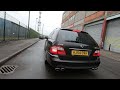 Mercedes E55 AMG Kompressor Wagon Exhaust Sound & Launch - old school V8 Supercharged Sound