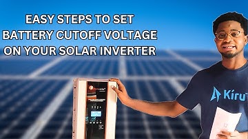How to Set Battery Cutoff Voltage on Your Inverter
