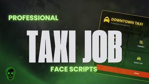 Taxi Job System For QBox GTAV FIVEM Servers - By FACE SCRIPTS