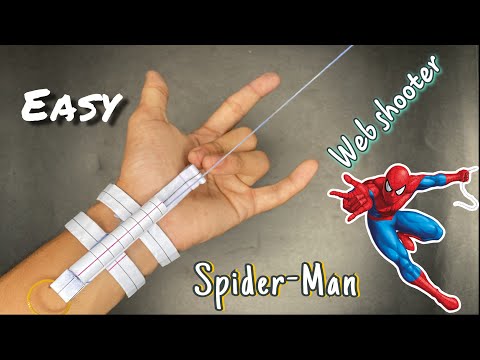 Spider-Man web shooter how to make | how to make Spider Man web shooter with paper | paper craft