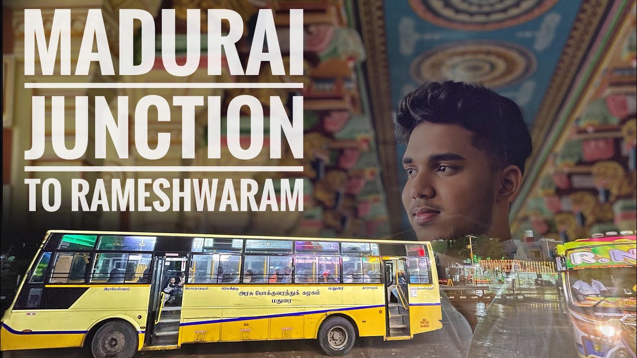Madurai To Rameswaram By Bus I MGR Bus Stand Tour I MGR Bus Stand To Rameswaram I Madurai Bus Stand