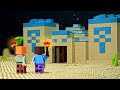 Journey to the diamond desert temple in minecraft lego minecraft animation  brickmine