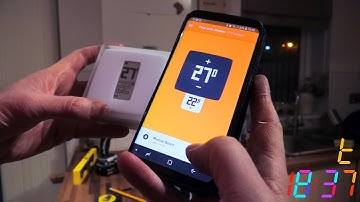 DIY Netatmo smart thermostat install