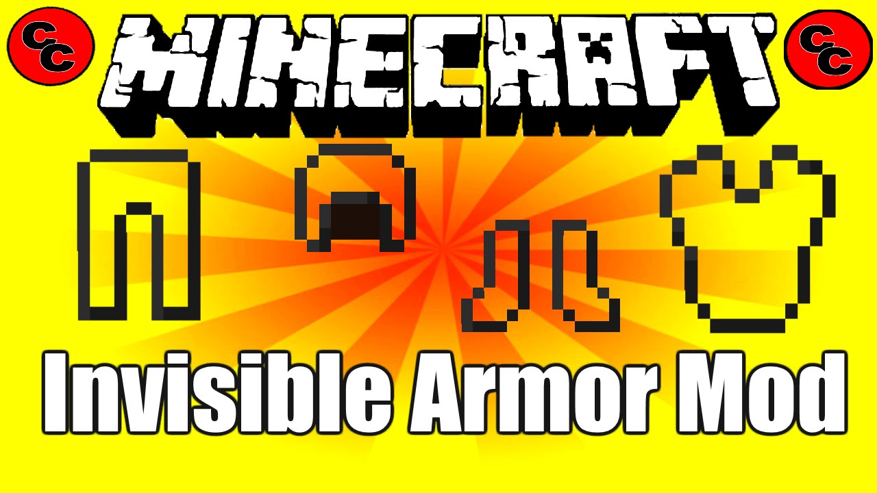 Minecraft Mods: " Invisible Armor Mod 1. 7. 10 " - YouTube