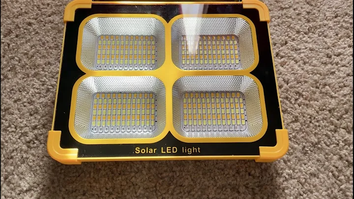 Portable Led Work Solar Light 100W REVIEW