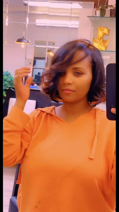  Short hair transformation: trendy bob haircut#shorthair # ...