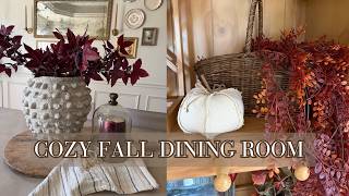 COZY FALL DINING ROOM MAKEOVER 🍂 | Cozy and Aesthetic Fall Decorating Ideas