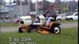 V8 Powered Lawnmower -  The"Cub Ca-debt"