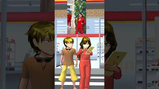 No no no, Mr and Mrs Pompurin are mad #ytshorts #sakuraschoolsimulator #mobilegame #pompompurin