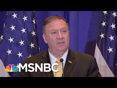 Pompeo Says No To Congress, Accuses Democrats Of Trying 'To Intimidate, Bully' | Deadline | MSNBC