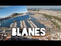 Walking Blanes Beash 🌅🌞 playa de Blanes Cataloña. Une visite de Blanes Beach