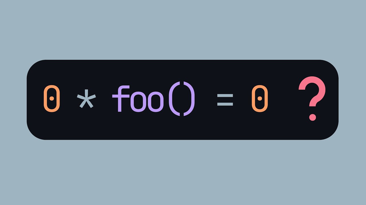 Why you'll never outsmart the compiler