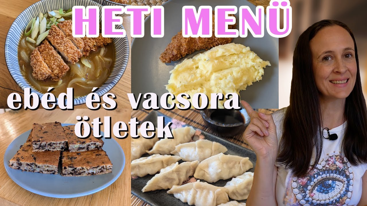 Miket Ettünk VLOG - Udon curry leves, Banános süti, Gyoza - ebéd és vacsora ötletek