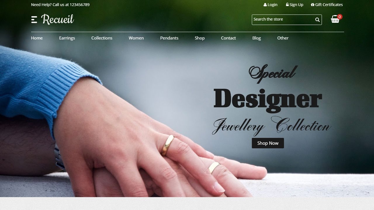 BigCommerce Premium Theme | Recueil Premium Multipurpose Theme | Stencil Theme