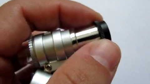 LED Microscope Video