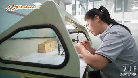 UV LED curing system with line light source installation