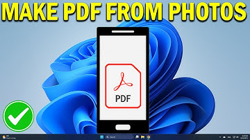 How To Make PDF of Photos in Mobile  - Quick Fix