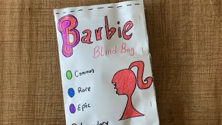 [💖paper diy💖] BARBİE VE KEN KÖR ÇANTANIN İÇİNDE ACABA NE VAR!!💖💖