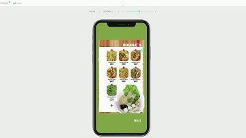 Prototype for restaurant application in Justinmind | Part 3