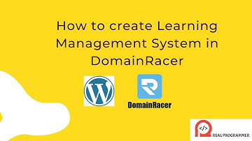 How to create Learning Management System in DomainRacer