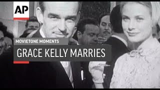 Grace Kelly Marries - 1956 | Movietone Moment | 19 April 19