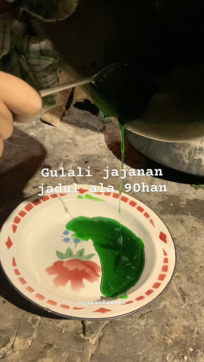 Membuat Gulali Jajanan jadul anak. 90han #jamandulu #nostalgia #jamankiwari