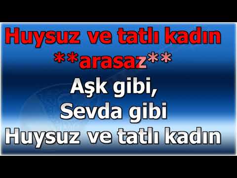 HUYSUZ VE TATLI KADIN ♫ TSM ► KARAOKE