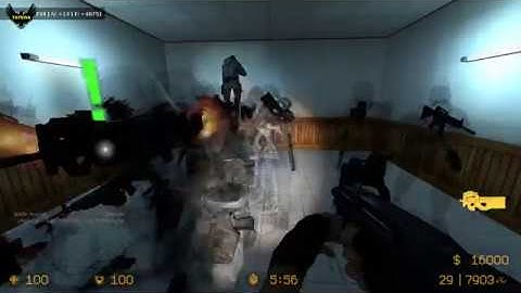 ZOMBIE ESCAPE MOD ON COUNTER-STRIKE: SOURCE, MAP: ZE_racoon_facility, CSS