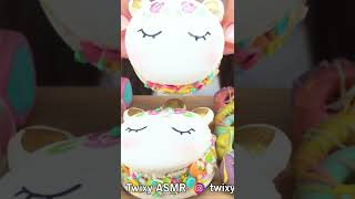 ASMR UNICORN MACARON 유니콘 마카롱 먹방 EATING SOUNDS #shorts