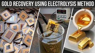 How to Extract Gold from CPU Copper Heatsinks Using Electrolysis Method