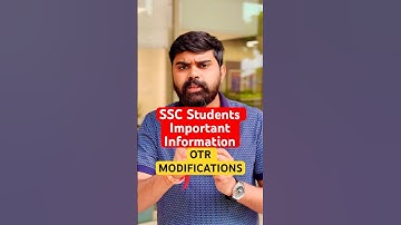 Important Information for SSC Students | SSC OTR Modifications #sscnewupdate #ssc #cgl #chsl